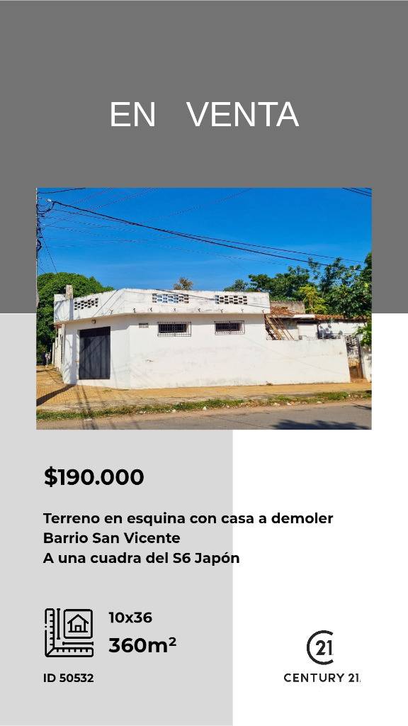 Terreno en esquina 360 m² | San Vicente — photo 1
