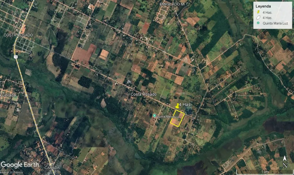 4 HECTÁREAS EN VENTA - CAAGUAZÚ — foto 1