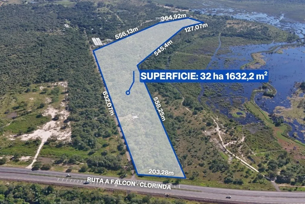 Terreno de 32 Hectáreas sobre Ruta Falcón – Clorinda Nueva Asunción, Presidente Hayes — foto 1