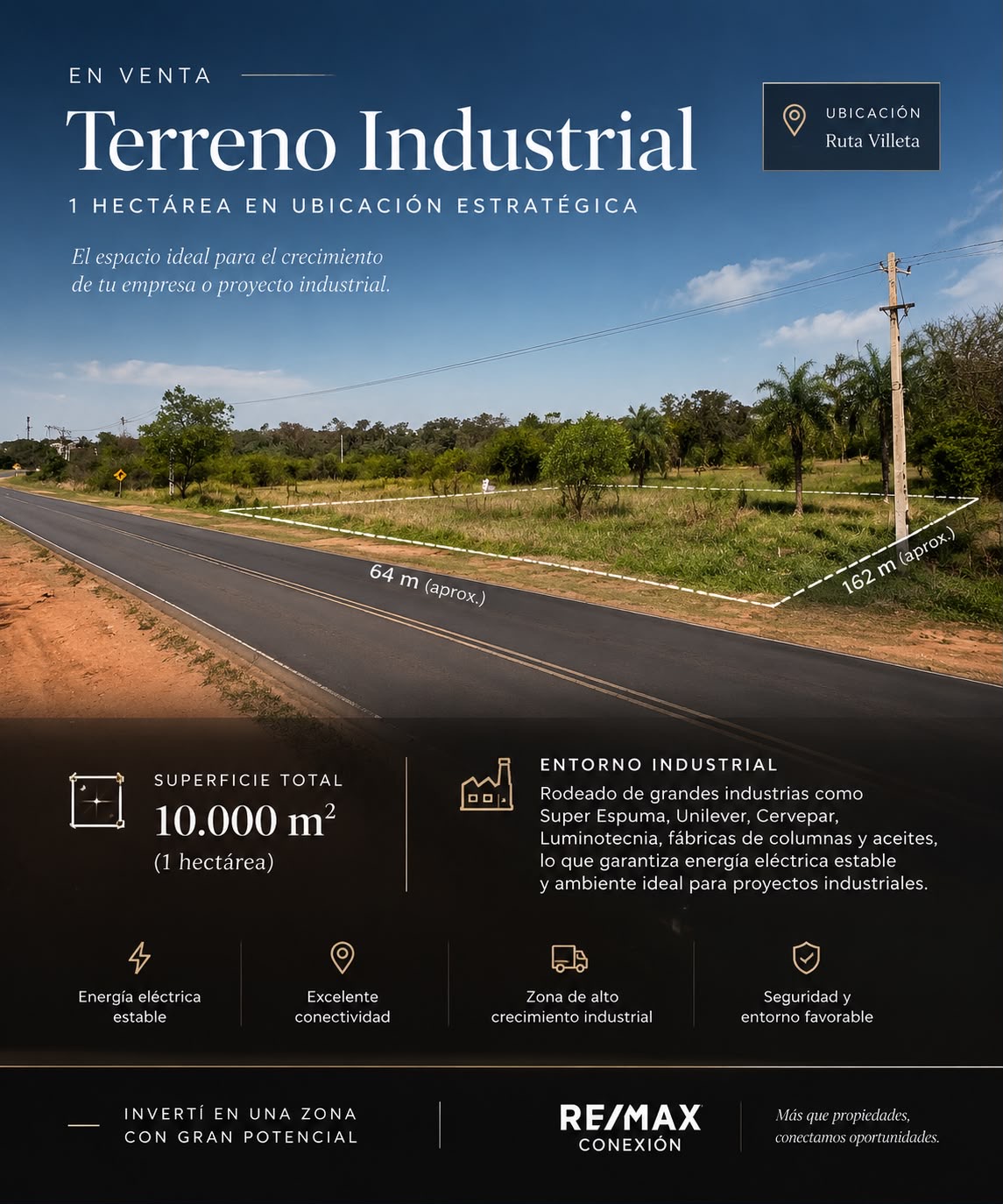 EN VENTA TERRENO INDUSTRIAL DE 1 HECTÁREA — foto 1