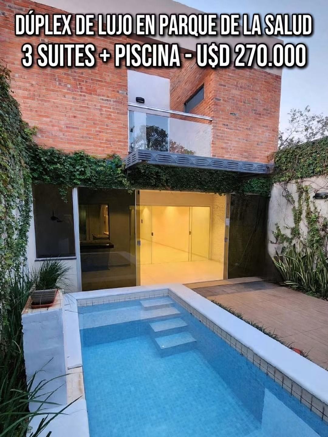 Exclusivo Dúplex de Lujo en Carmelitas: 3 Dormitorios en Suite, Ubicación Premium por 270.000 USD. — photo 1