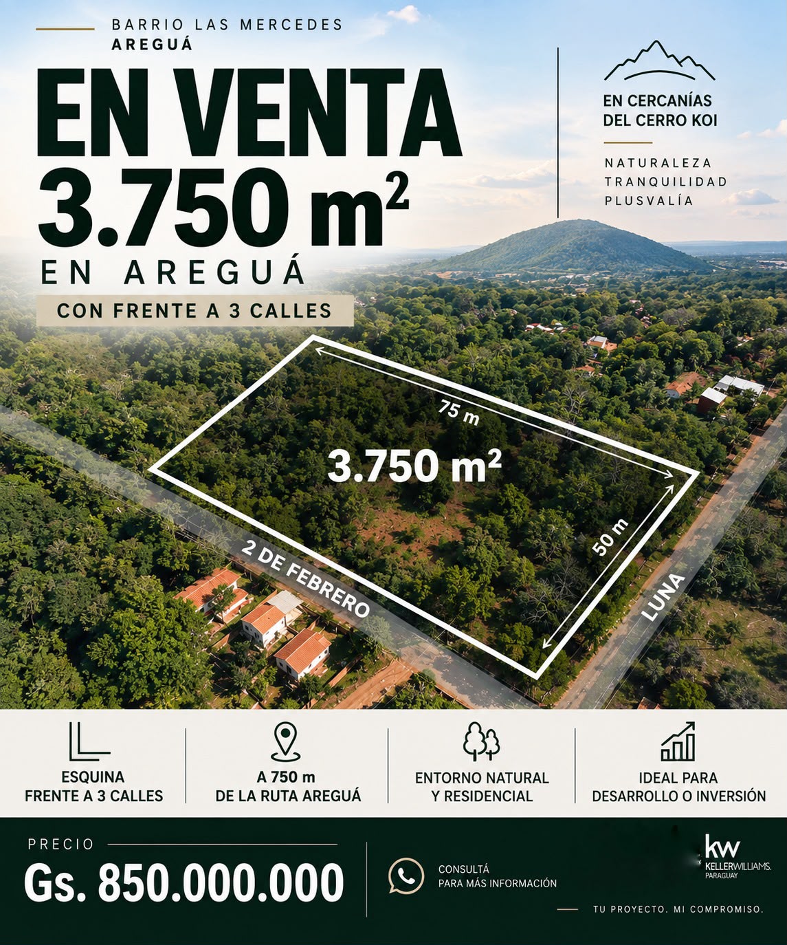 OPORTUNIDAD PARA DESARROLLAR EN AREGUÁ 9 LOTES CONTIGUOS · — foto 1
