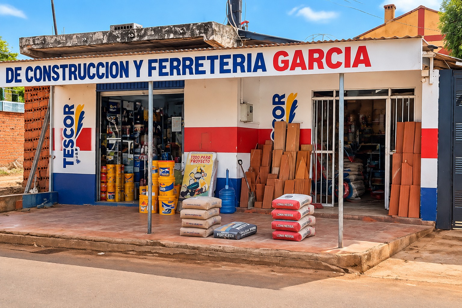 Propiedad Comercial con 2 Salones en Km 7 Acaray. — foto 1
