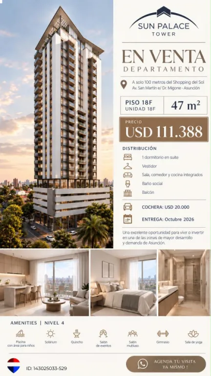 VIVÍ DONDE TODO SUCEDE | SUN PALACE TOWER — Foto 1