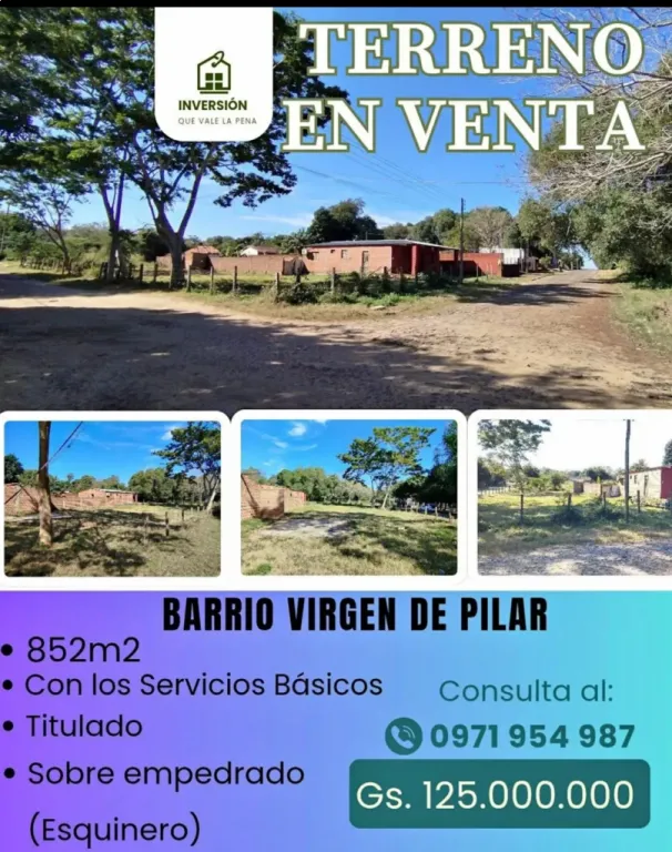 Vendo terreno titulado a transferir en Ayolas — foto 1