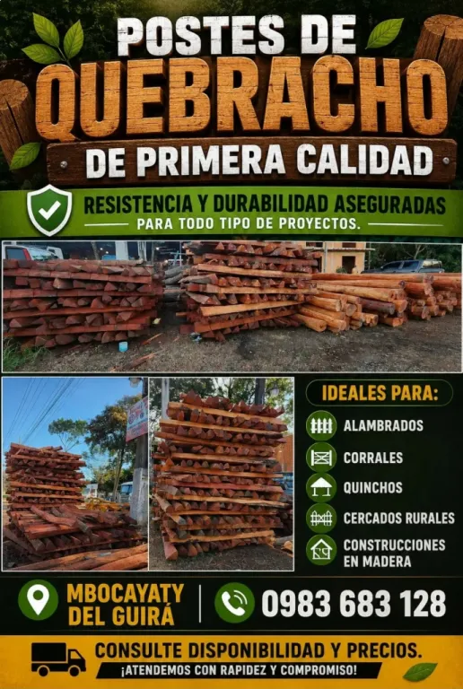 Poste quebracho — foto 1