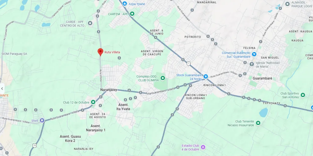 YPANÉ, S RUTA VILLETA: 13.273 M2 EN OFERTA CON ALTO POTENCIAL MIXTO, COMERCIAL, INDUSTRIA — foto 1