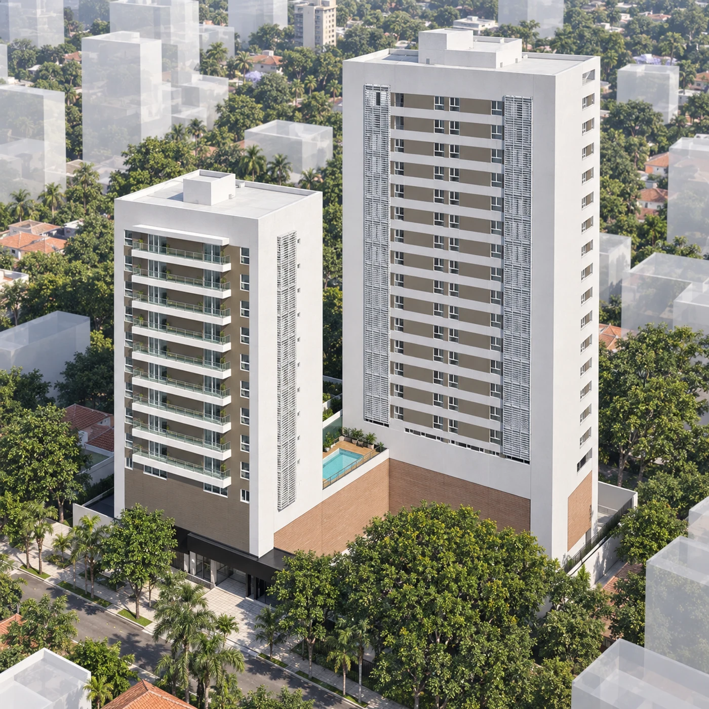 Torres de Altea · Render do empreendimento