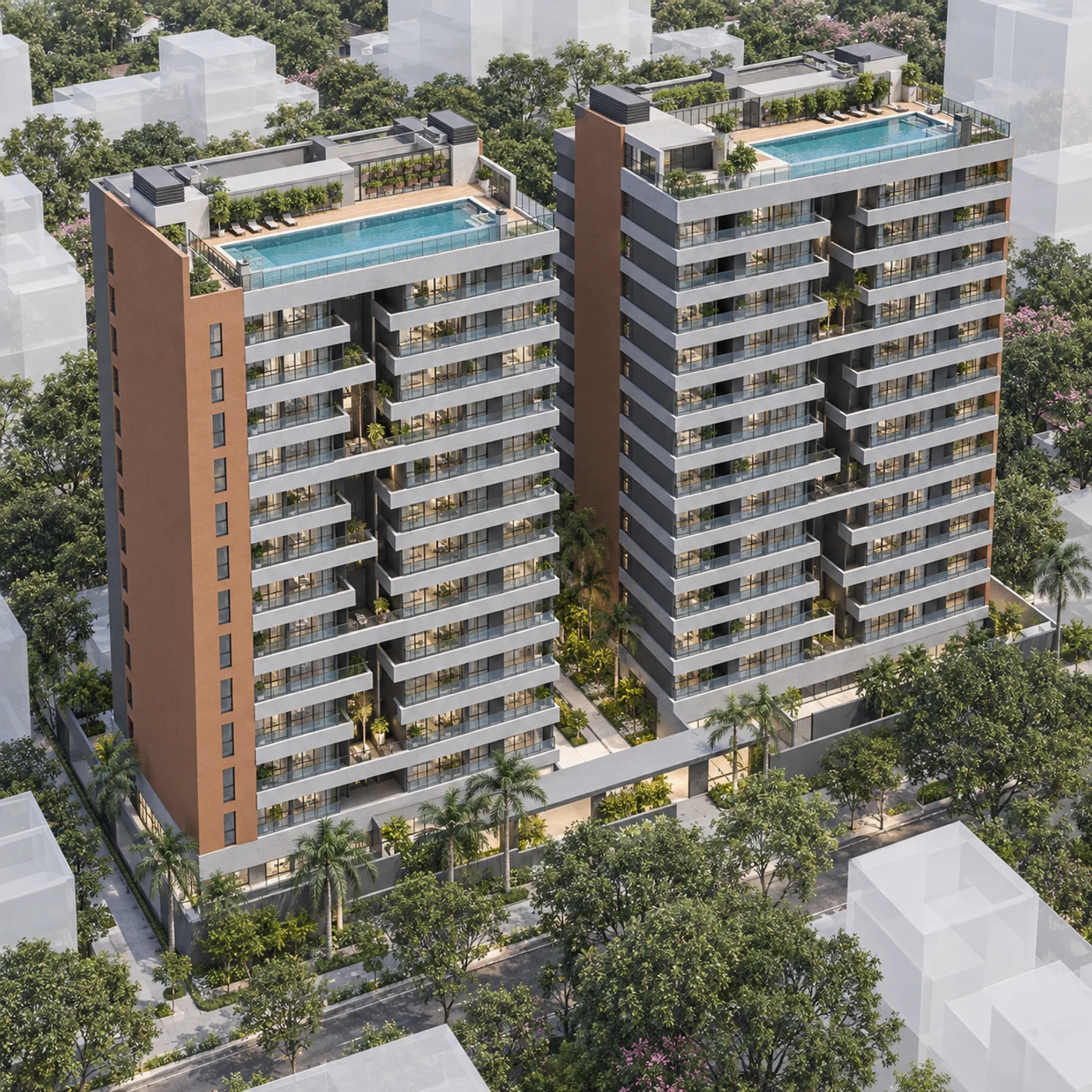 España Las Mercedes · Rendering del progetto