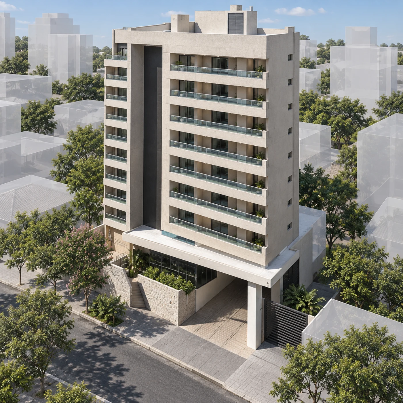 Torre Boggiani · Perspective du projet