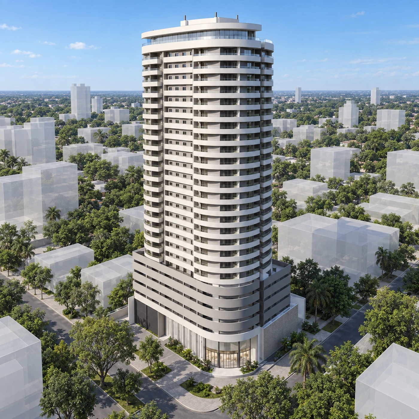 Fortaleza Molas López · Rendering del progetto
