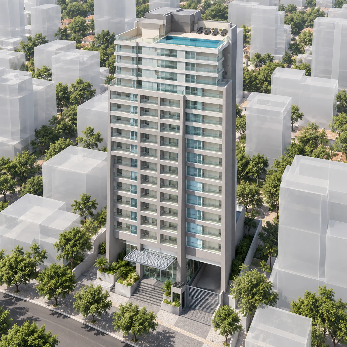 The One · Perspective du projet