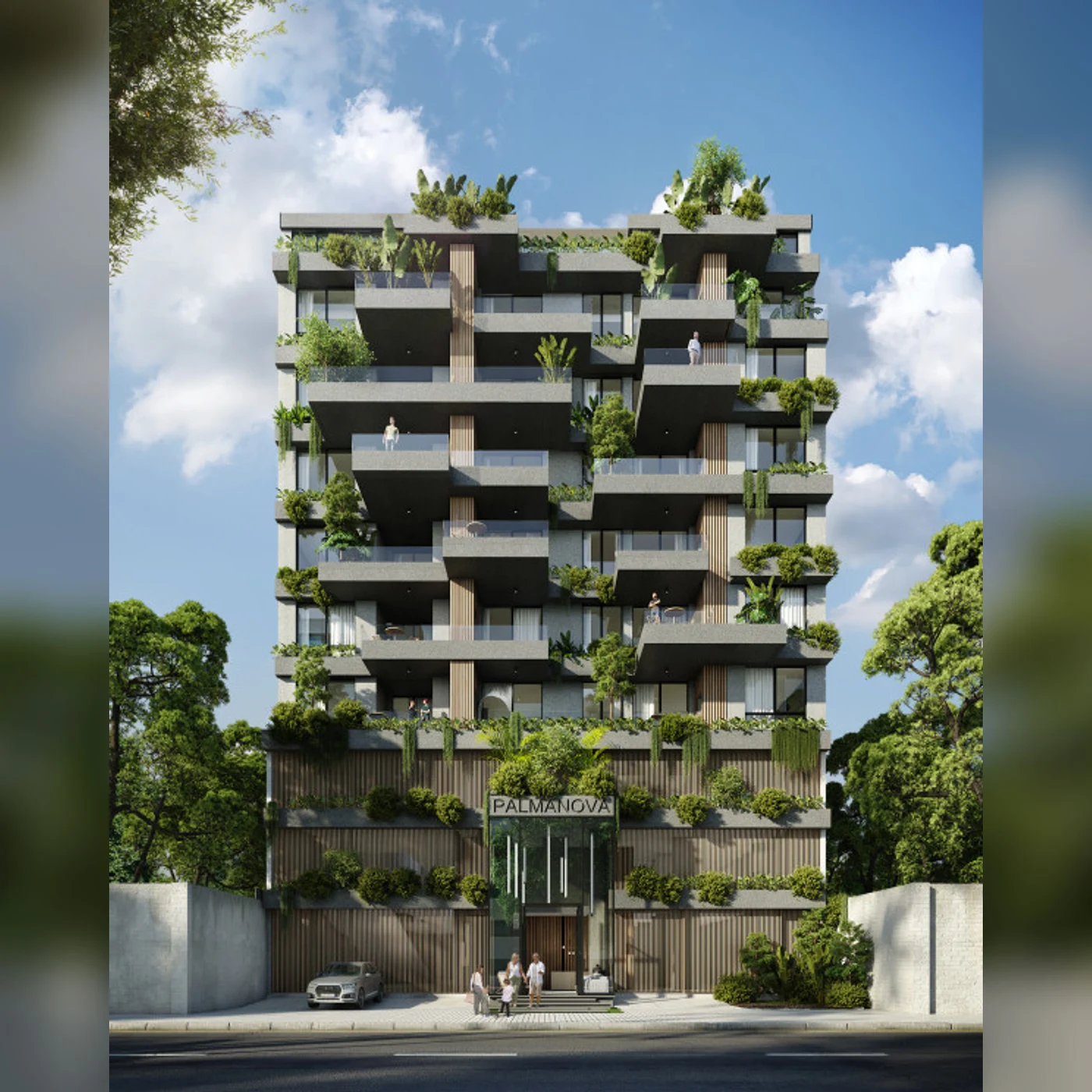 Palmanova Villa Morra · Rendering del progetto