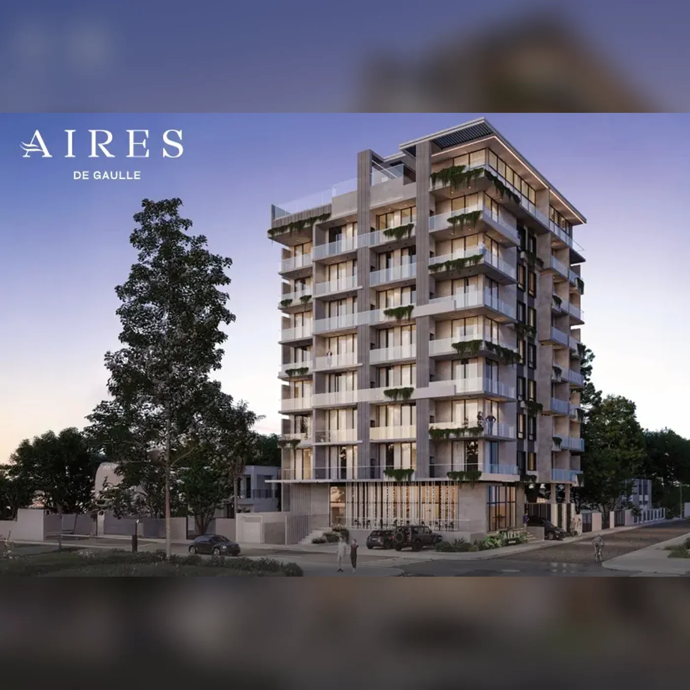 Aires de Gaulle · Rendering del progetto
