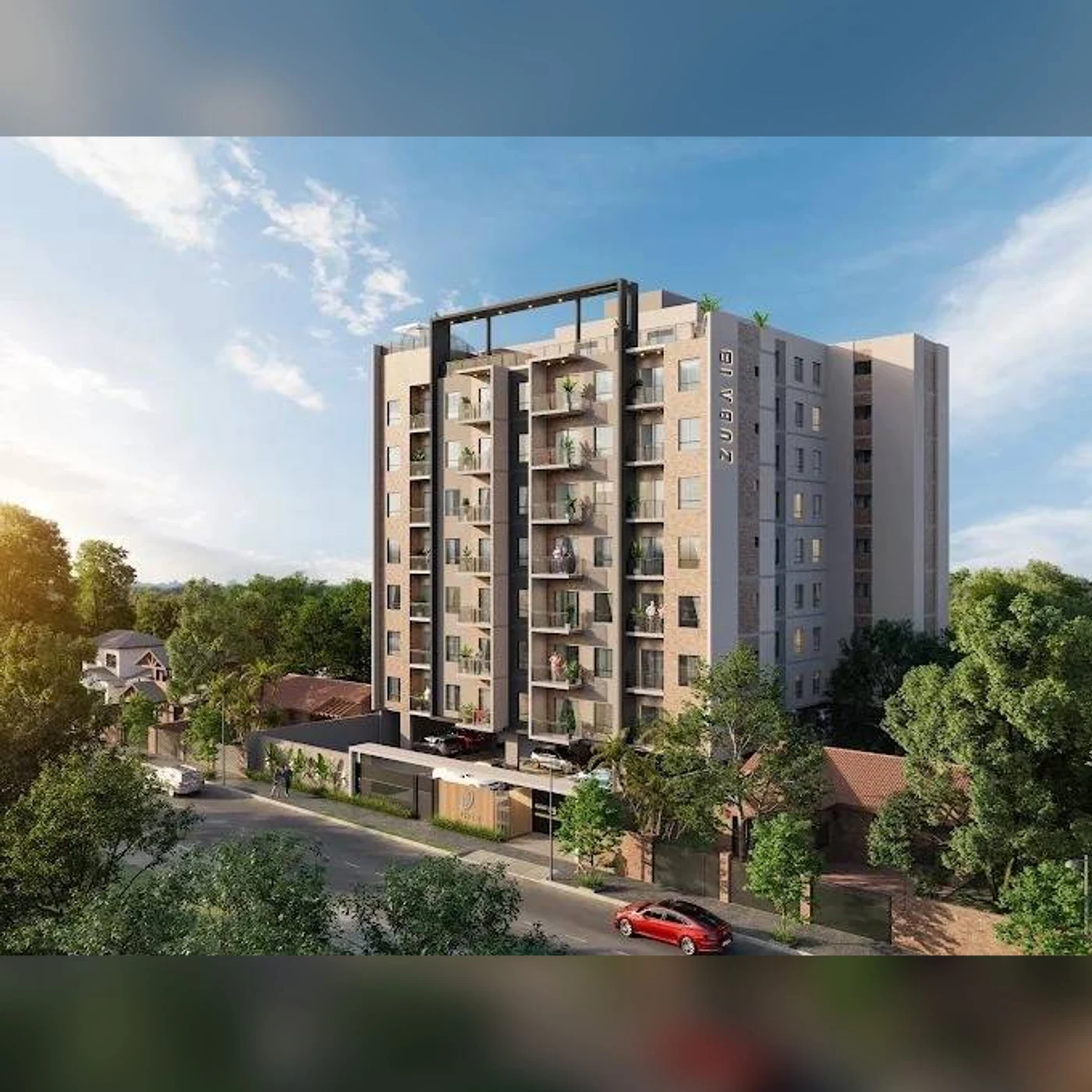 Zuba 18 · Rendering del progetto