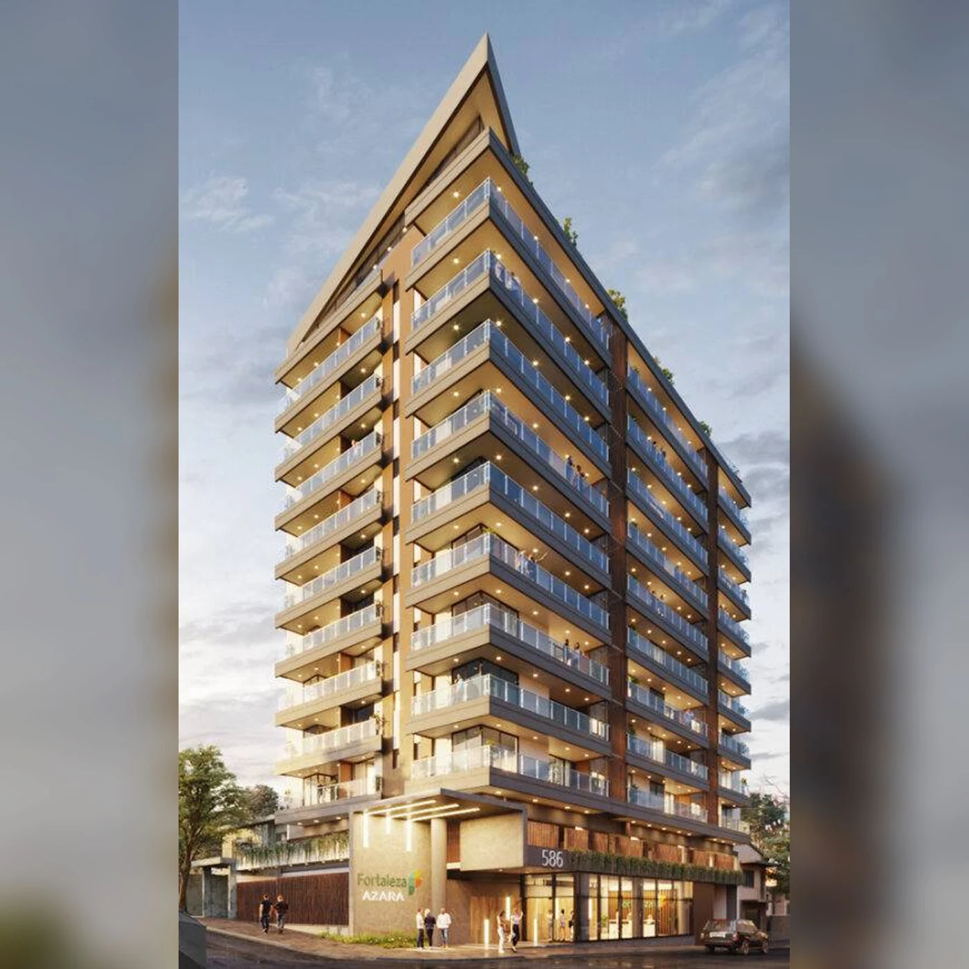 Fortaleza Azara · Rendering del progetto