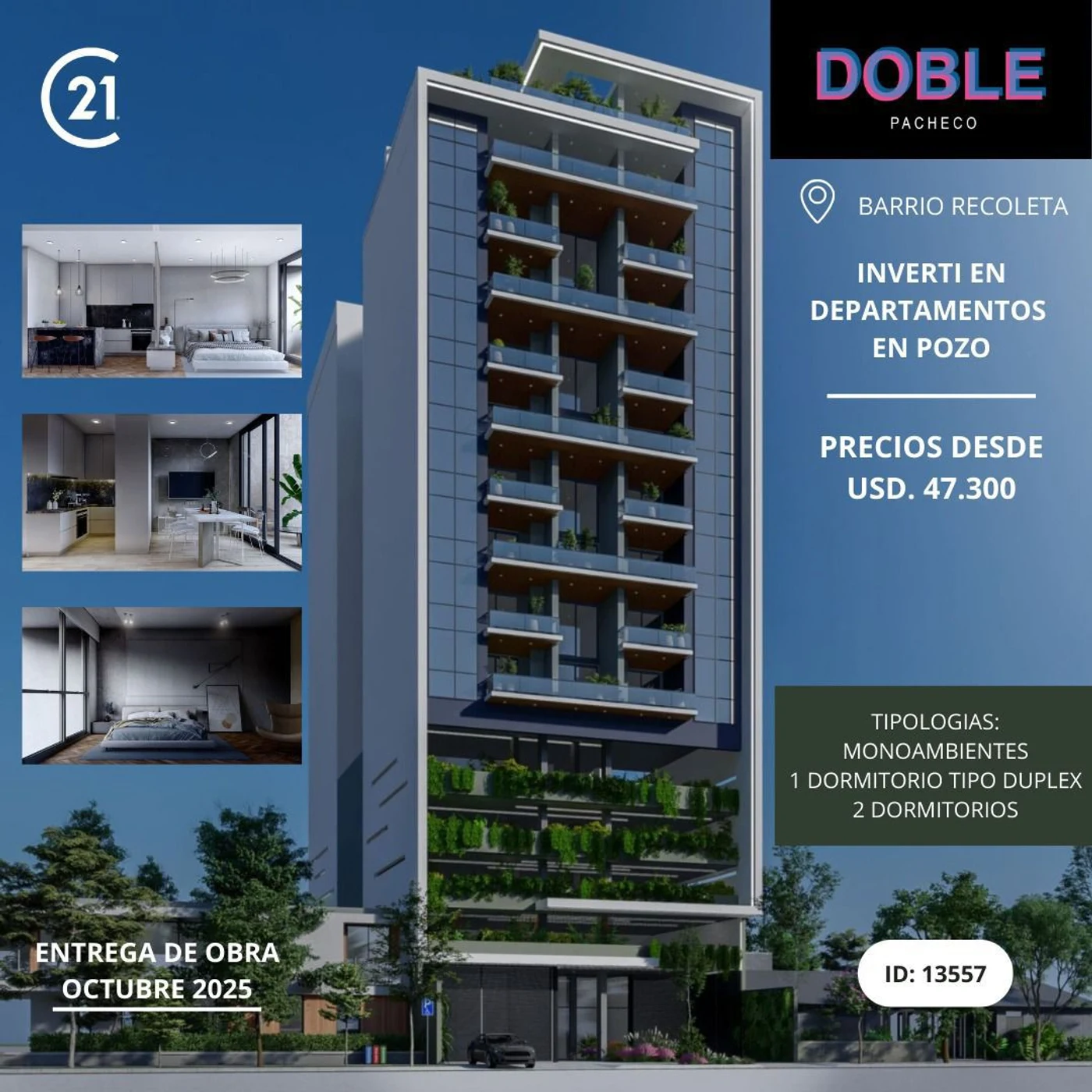 Doble Pacheco · Rendering del progetto