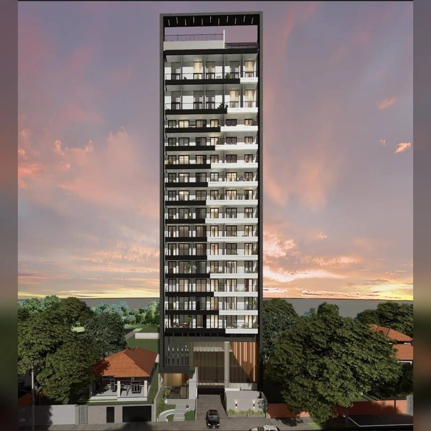 Lumiere Mariscal · Rendering del progetto