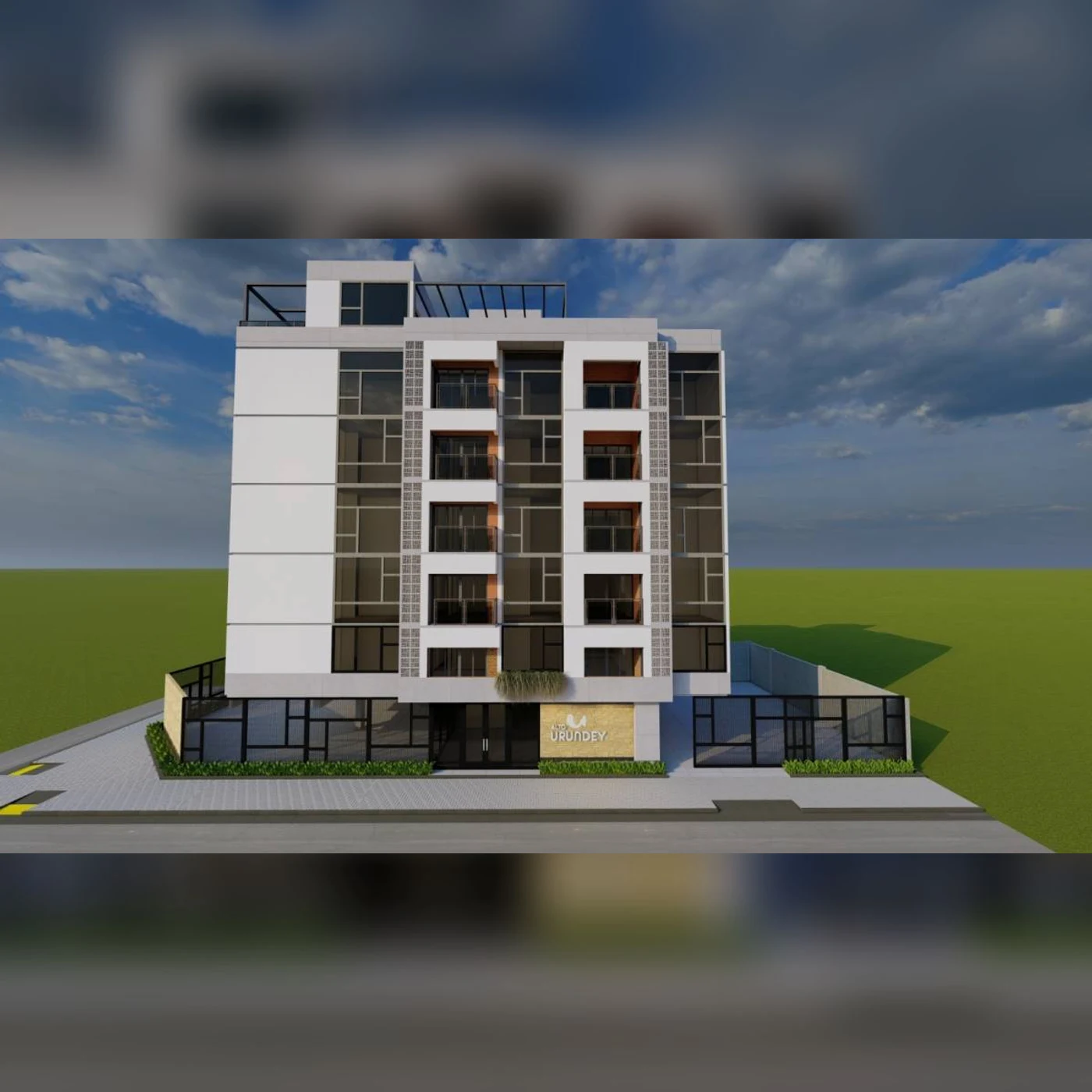Alto Urundey · Rendering del progetto