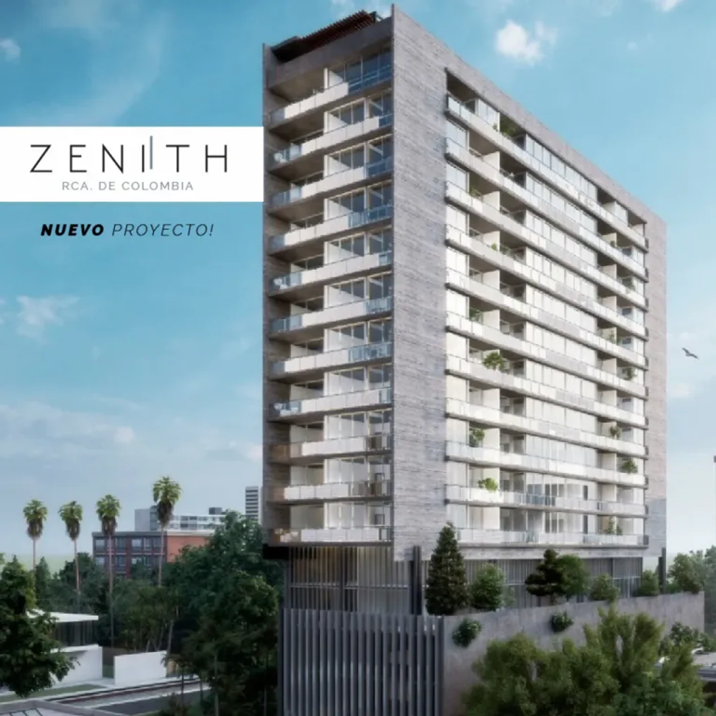 Zenith Rca. de Colombia · Rendering del progetto