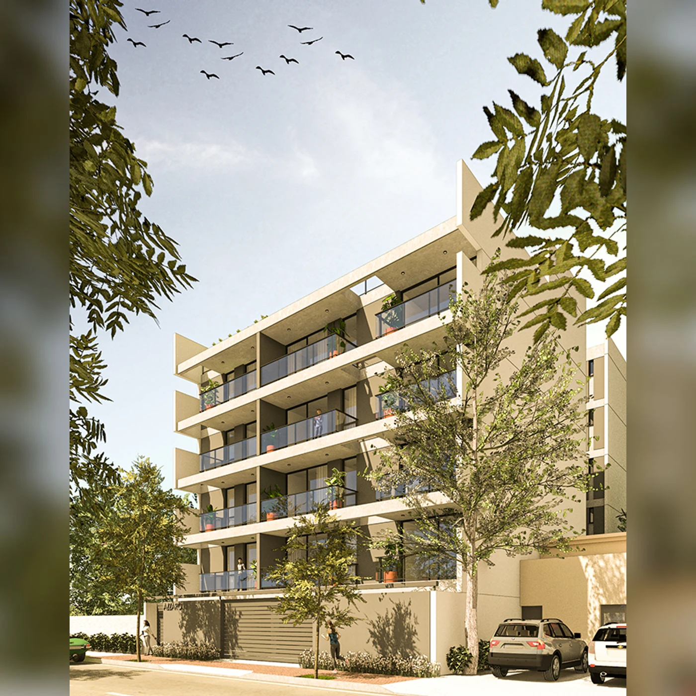 Azzaro III · Rendering del progetto