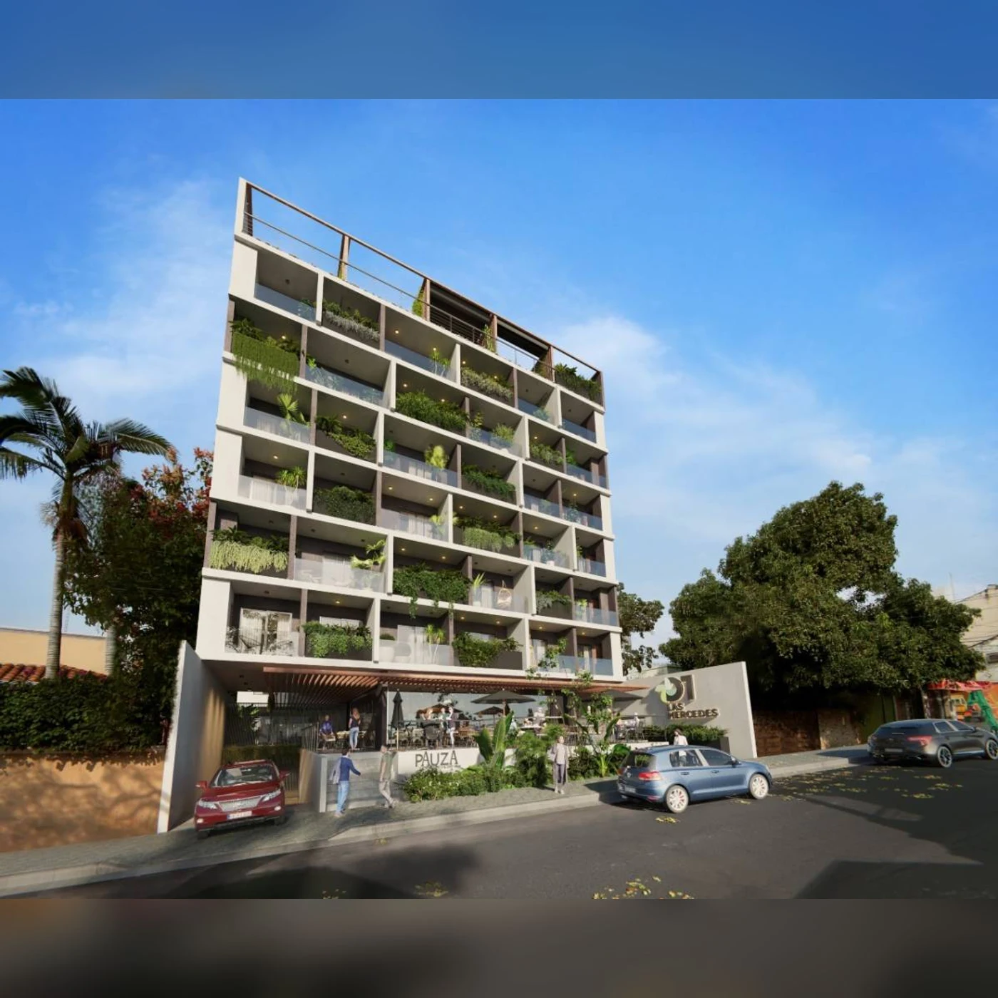 01 Las Mercedes · Rendering del progetto
