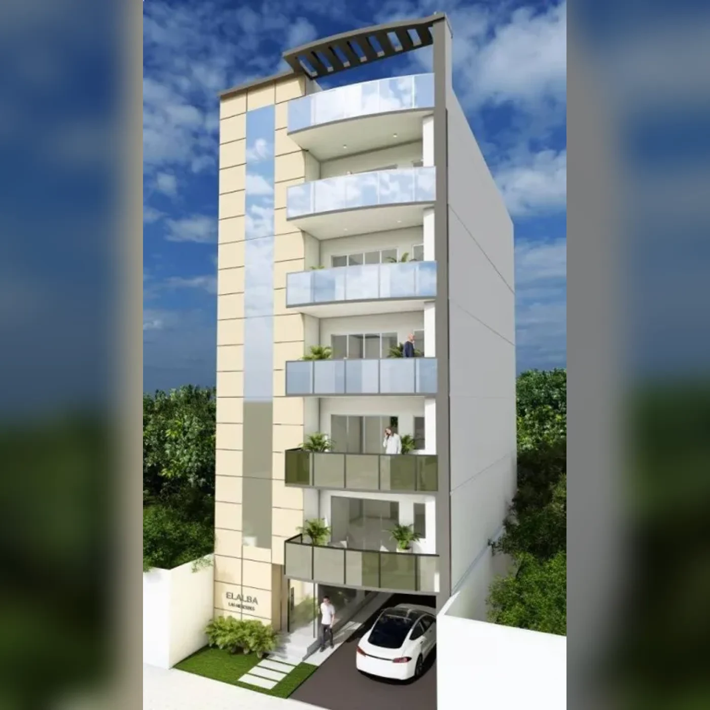 Elalba · Rendering del progetto