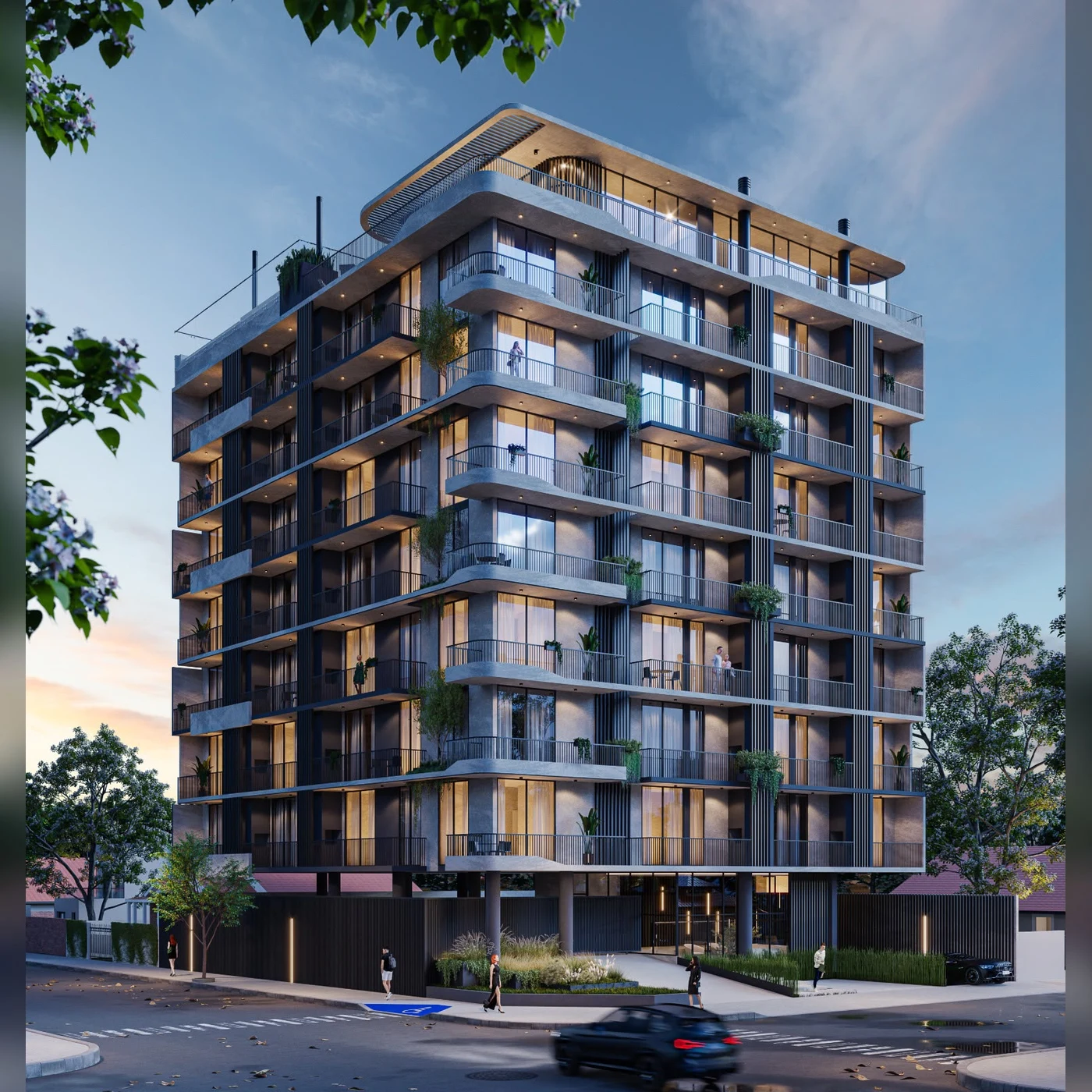 Mova Recoleta · Rendering del progetto