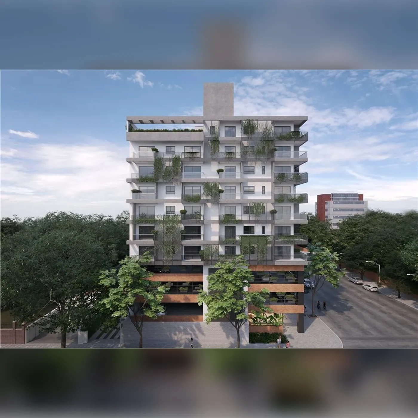 Villanueva 1 · Rendering del progetto
