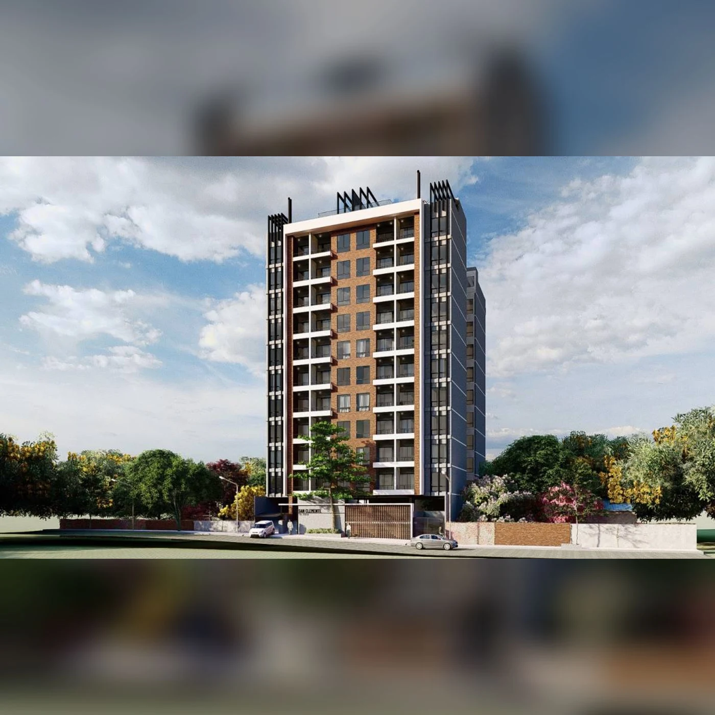 San Clemente · Rendering del progetto