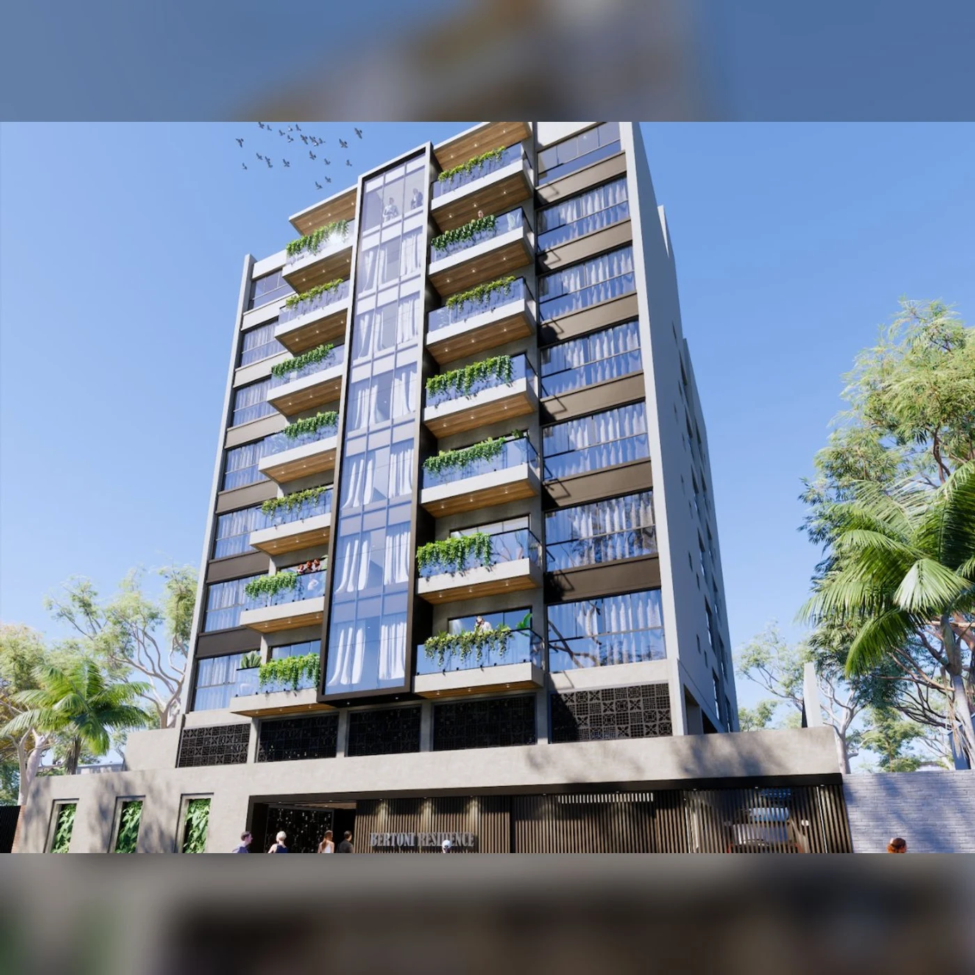 Bertoni · Esterno dell’edificio