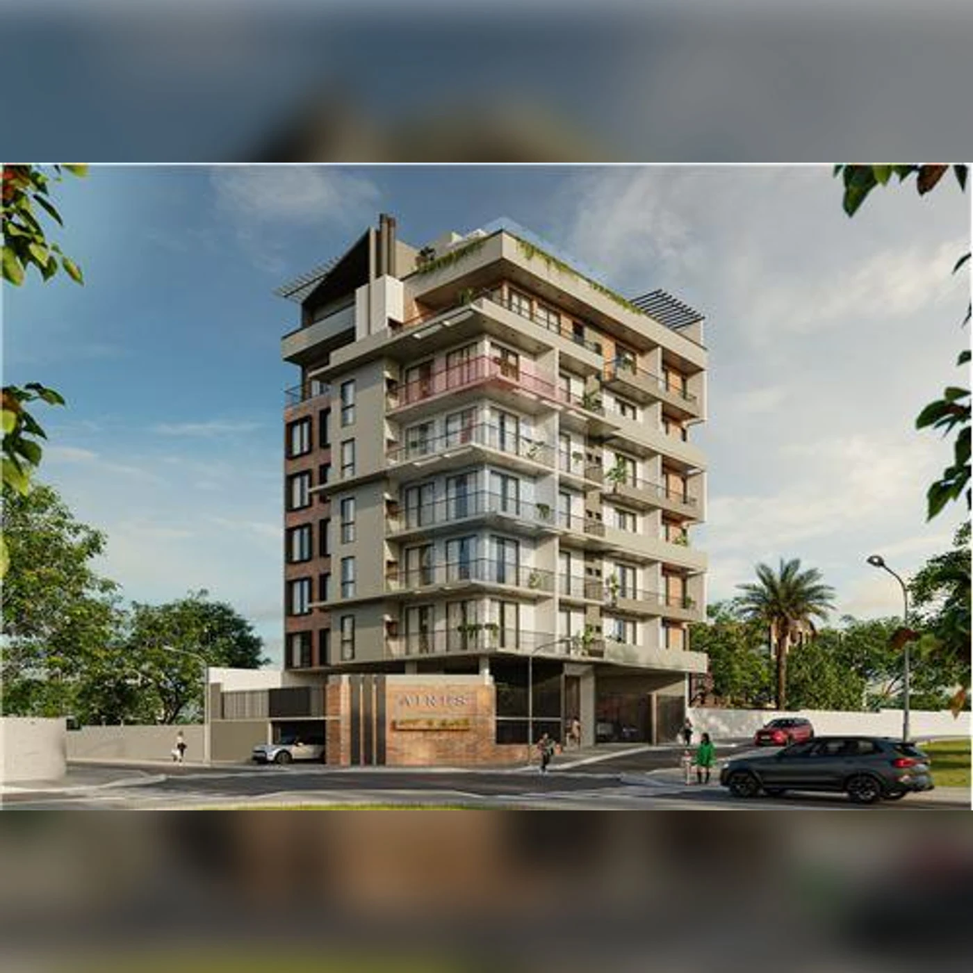 Aires de Recoleta · Rendering del progetto